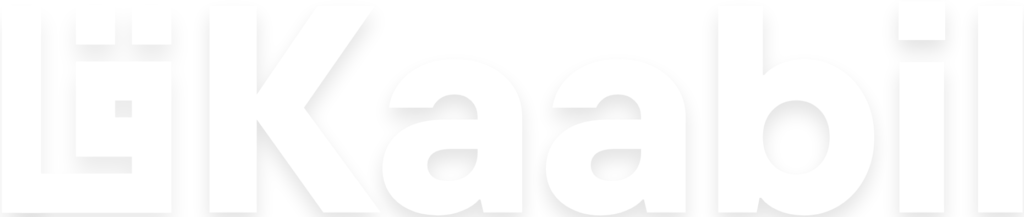 Kaabil White Logo
